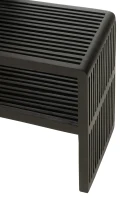 J-Line Console met Schap | Hout | Zwart | Set van 2 | 130×30×80 cm & 118×30×40 cm