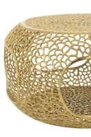 J-Line Salontafel Aluminium | Goudkleurig | Rond – Small – 76,2×76,2×40,6 cm