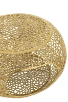 J-Line Salontafel Aluminium | Goudkleurig | Rond – Small – 76,2×76,2×40,6 cm