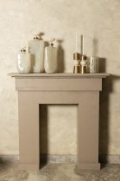 Aliza Pearl Glasfles Beeld Met Schelpkap M | Decoratieve Fles Voor Interieur