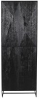 Onyx Cabinet Black | 4-Deurs Kast | Geometrische Patronen – 220 cm