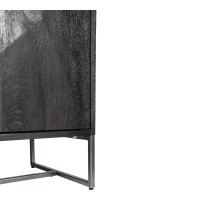 Onyx TV Cabinet Black | 2-Deurs TV-Meubel | 245 cm