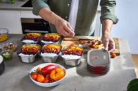 Black+Blum Steel Food Box Set Medium (3 stuks) | RVS Vershouddozen BPA-vrij