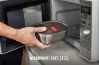 Black+Blum Steel Food Box Set Medium (3 stuks) | RVS Vershouddozen BPA-vrij