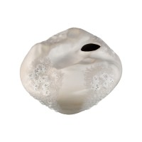 Dangelo Cream Ceramic Irregular Vase XL | Koraalvormige Keramieken Vaas 43x32x44 cm