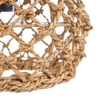 Banara Hanger | Naturel  Handgemaakte Bananenblad | Pendel 35x27 cm