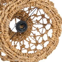 Banara Hanger | Naturel  Handgemaakte Bananenblad | Pendel 35x27 cm