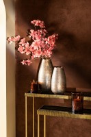 Semin Copper Alu Round Rustic Pot S | Wavy Edge | Eivormige Vaas | Decoratief