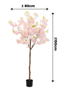 Artificial Cherry Blossom 150cm Pink