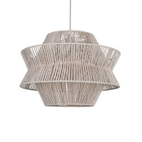 Hanglamp ENRICO beige Ø45x34cm