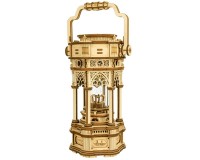 Music Box Wood DIY 3D Puzzle Victorian Lantern, Robotime, AMK61, 14x11.5x30cm