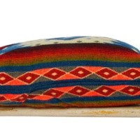 Pillow 40x60cm - Native Quilotoa Blue - including duck feather innner cushion