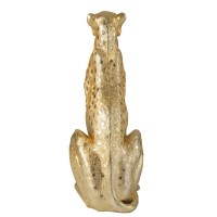 J-Line Luipaard Staand Polyresin Goudkleurig Large