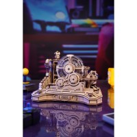 Robotime, 3D DIY Houten Modelbouwpakket Gearball Scramble, Marble Run, EGC01, 29,5x19,5x23,5cm
