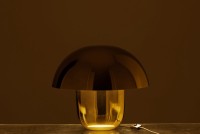 J-Line lamp Mushroom - iron - gold - small