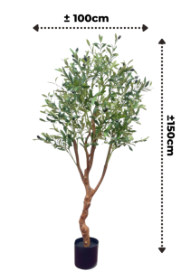 Artificial Olive tree 150cm (light trunk)