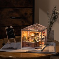 DIY House Super Store Double Joy Bubble Tea, Robotime, DW006, 16.3x16.3x15.2cm