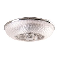 LED ceiling light "Viento" with fan, made of metal and plastic, with integrated LEDs, lighting for living rooms or office