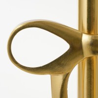 Bijzettafel - H57 x Ø25 cm - Gerecycled Aluminium - Goud