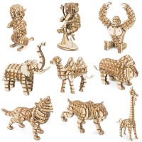 Robotime, 3D Houten Puzzel Gorilla, TG201, 11x5x12cm