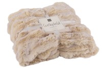 J-Line Plaid Wave Polyester Crème