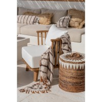 De Malawi Eenzitsbank - Natuurlijk Wit