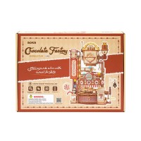 3D Wooden Puzzle Marble Track Marble Run Chocolate Factory, Robotime, LGA02, 25.5x17x31cm