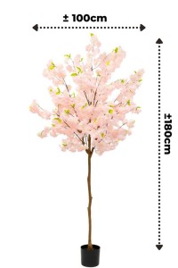 Artificial Cherry Blossom 180cm Pink