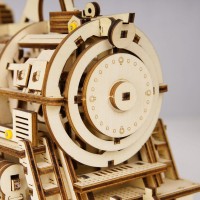 Wooden Puzzle 3D Locomotive, Robotime, LK701, 37x12x18.5cm.