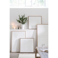 J-Line Schilderij Lauwra Canvas Wit