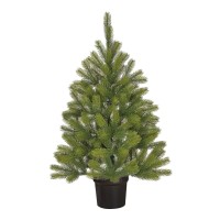 Nagoya Kunstkerstboom in Pot - H90 x Ø55 cm - Groen