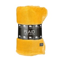 Famke Fleece Plaid - L180 x B130 cm - Geel