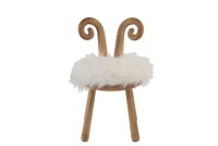 J-Line chair Ear Sheep - wood - natural