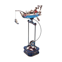 Robotime, 3D Houten Puzzel, Fisher DIY Pendulum, MCD02,18,5x17,5x33,5cm