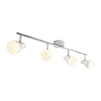 4 LED -muur en plafondrail "Chromey"