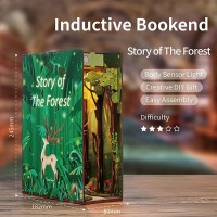 DIY Book Nook Boekensteun Story of The Forest Bookend, Tone-Cheer, TQ106, 18,2x8x24,5cm