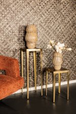 Rivva Brass Casted Alu Square Side Table Sv2 Low