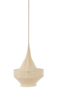 J-Line Hanging Lamp Hand-knitted Beige Small