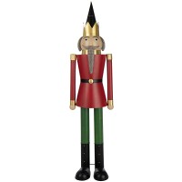 J-Line Notenkraker Snor Metaal Meerkleurig Medium