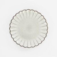 Corfu Breakfast plate - H3 x Ø21 cm - Ceramic - Gray