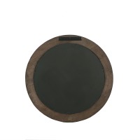 Noam Brown Mango Wood Round Mirror S