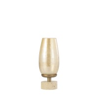 Sajeth Brass Luster Glass Stormlight On Base S