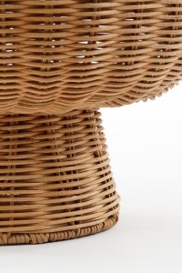 Loulou Decoration vase - H42 x Ø40 cm - Rattan - Brown