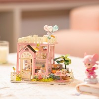 DIY House Holiday Party Time, Robotime, DG153, 18x13.6x17.5cm