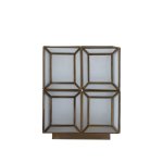 Layra White Milk Glass Table Lamp Antique Low