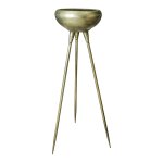 Genesis Brass Metal Planter 3 Feet Round High L