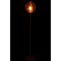 J-Line staanlamp Bijenkorf - glas - bruin