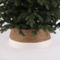 Kerstboomrok - H26 x Ø58 cm - Zeegras - Off-white