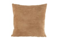 J-Line cushion Stripe - textile - caramel