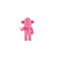 Ornament - Hang Loose Monkey Figurine 'The Legend' - Polyresin - Pink - 33x21x50cm